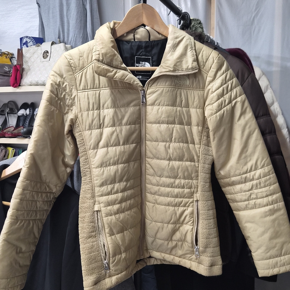 The North Face Women's Beige Puffer Jacket